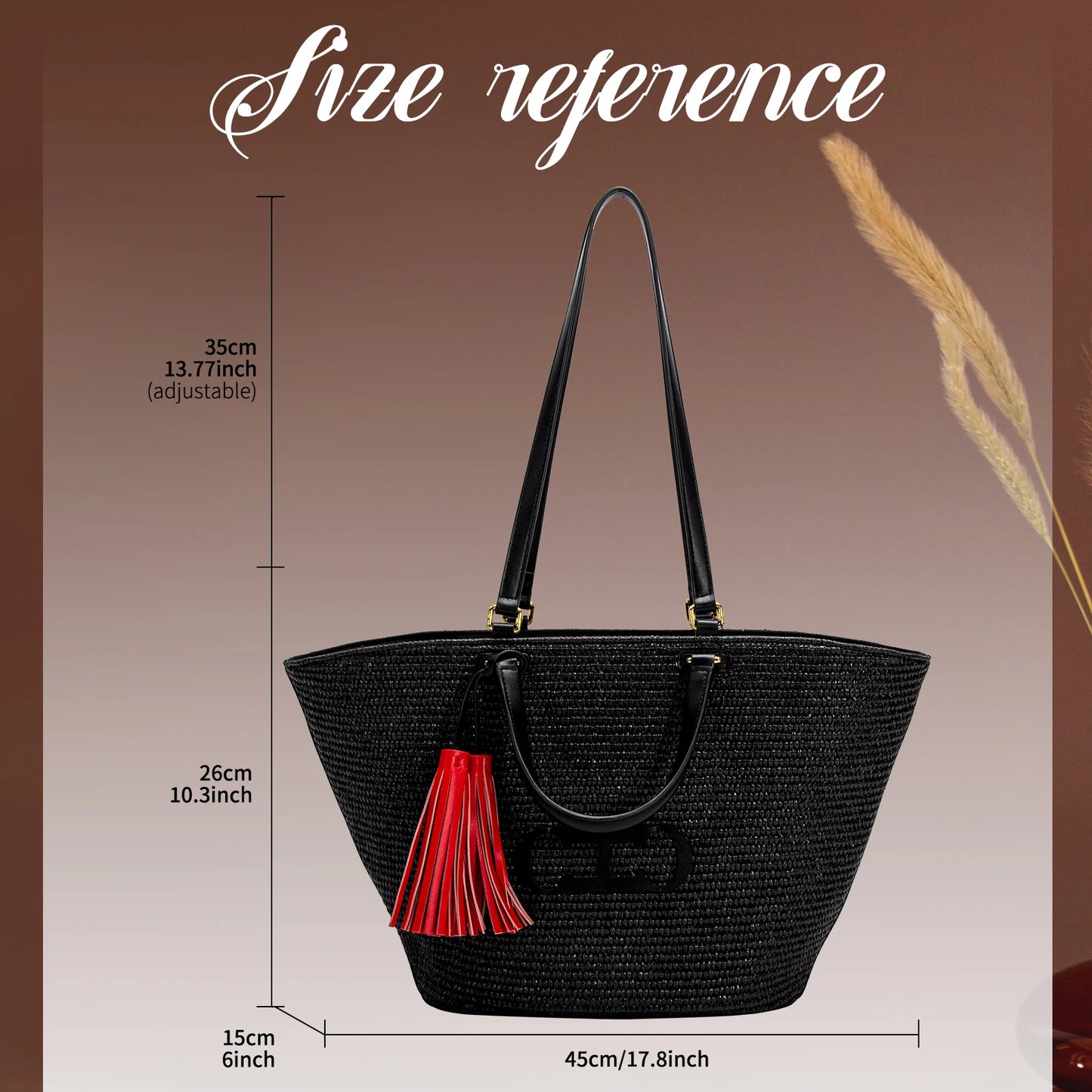 Fashionable Classic Handwoven Multi Functional Handbag Women's New Large Capacity Handbag