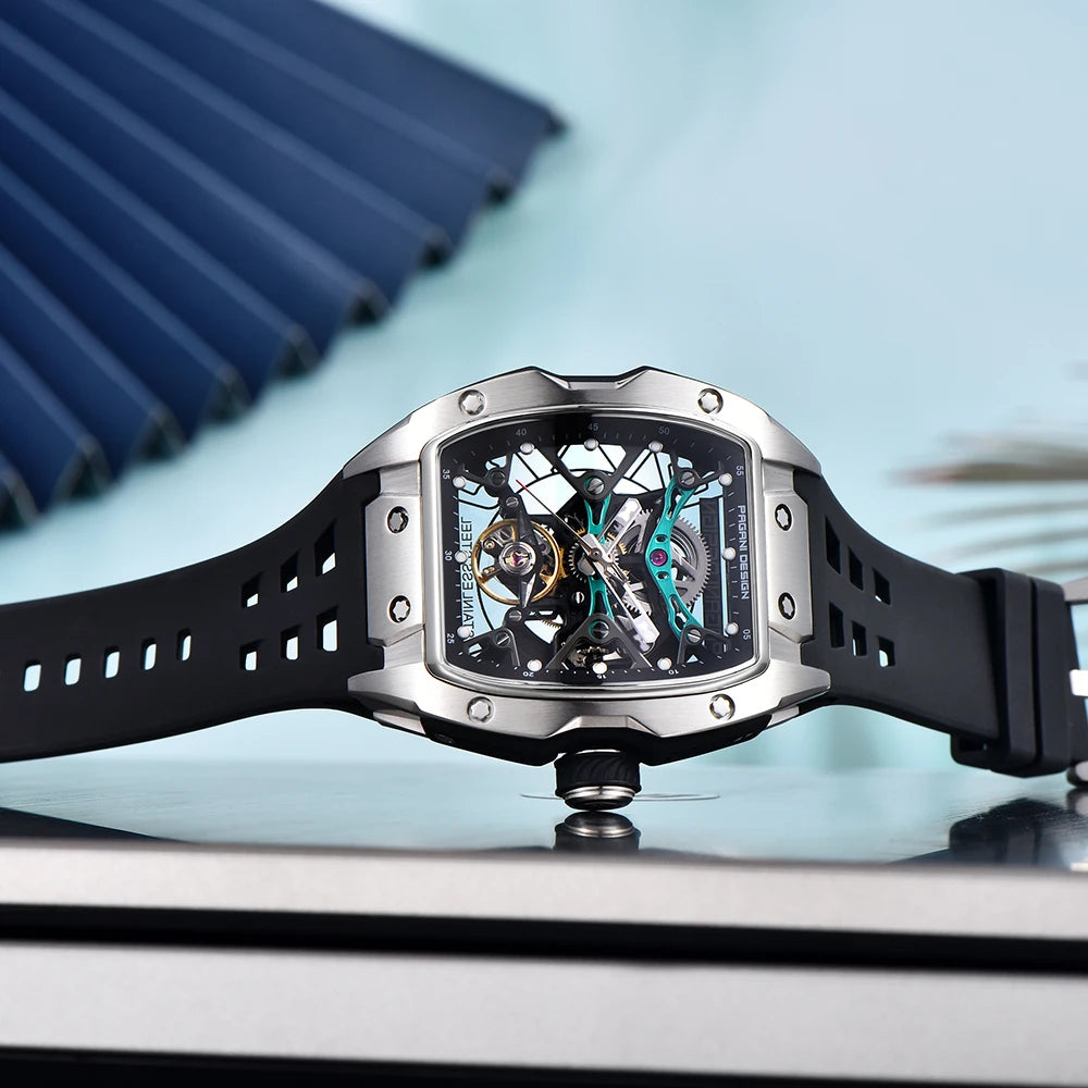 2024 Pagani Design new men's watch 50 meter waterproof stainless steel case luminous dial fashionable men's mechanical watch