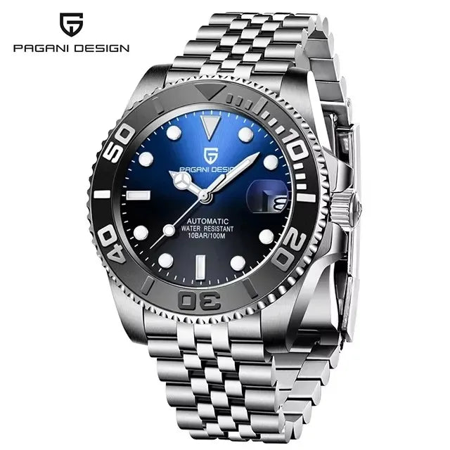 PAGANI DESIGN V3 New Luxury Men Mechanical Watches Japan movement 120 clicks 40MM AR Coated Sapphire Glass Automatic Watches