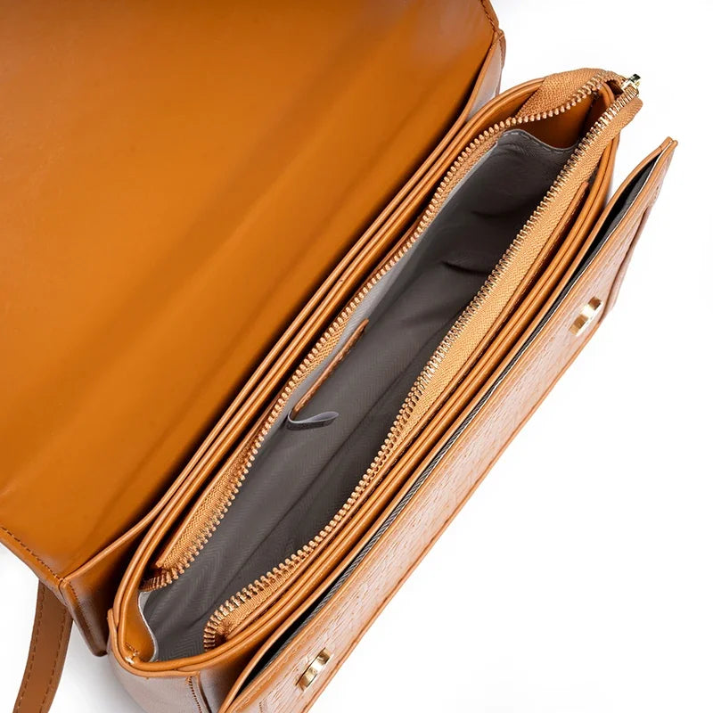 CH High Quality Ladies Solid Colour Print Design Crossbody Bag Small Square Bag Superior Sense Ladies Casual Shoulder Bag Letter