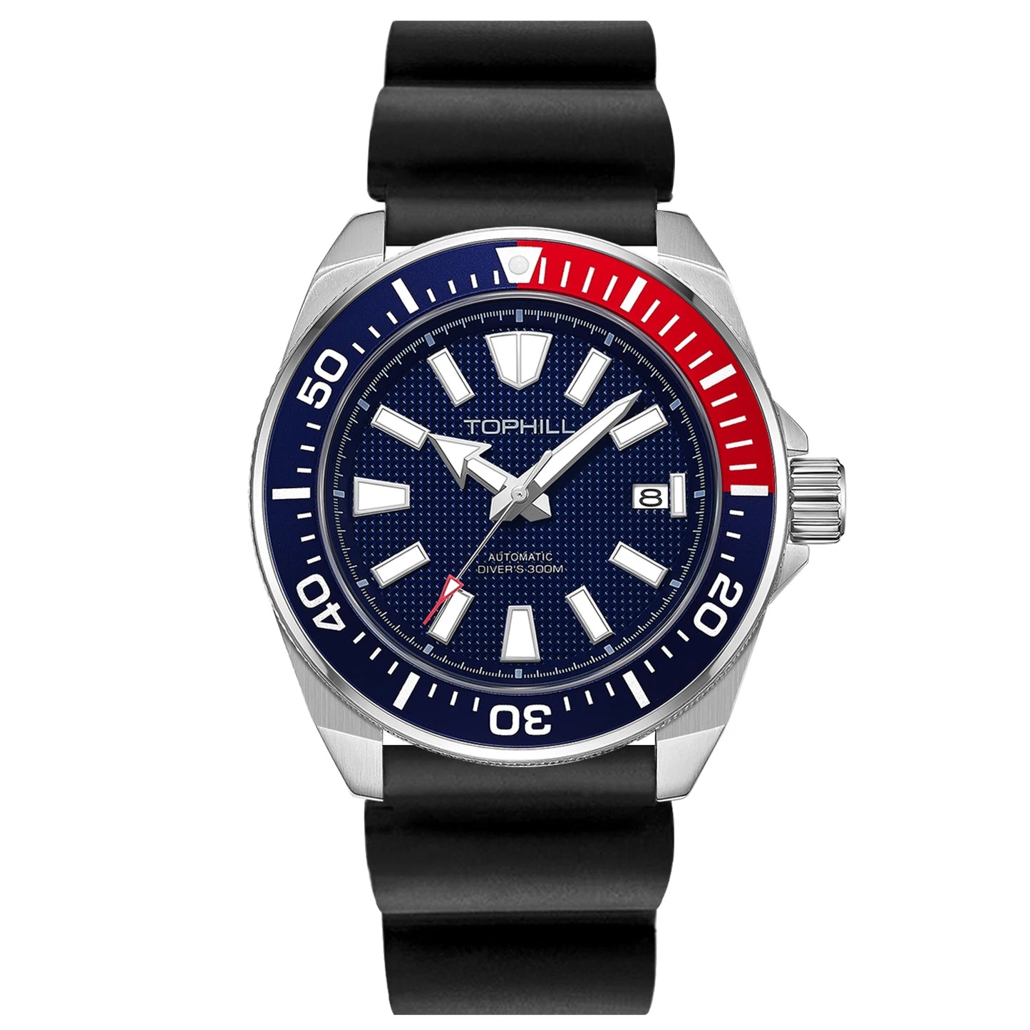 TOPHILL Men's Automatic Watches Men Dive Watch 300m Waterproof Mechanical Wristwatch NH35 Super Luminous Clocks Sapphire Mirror
