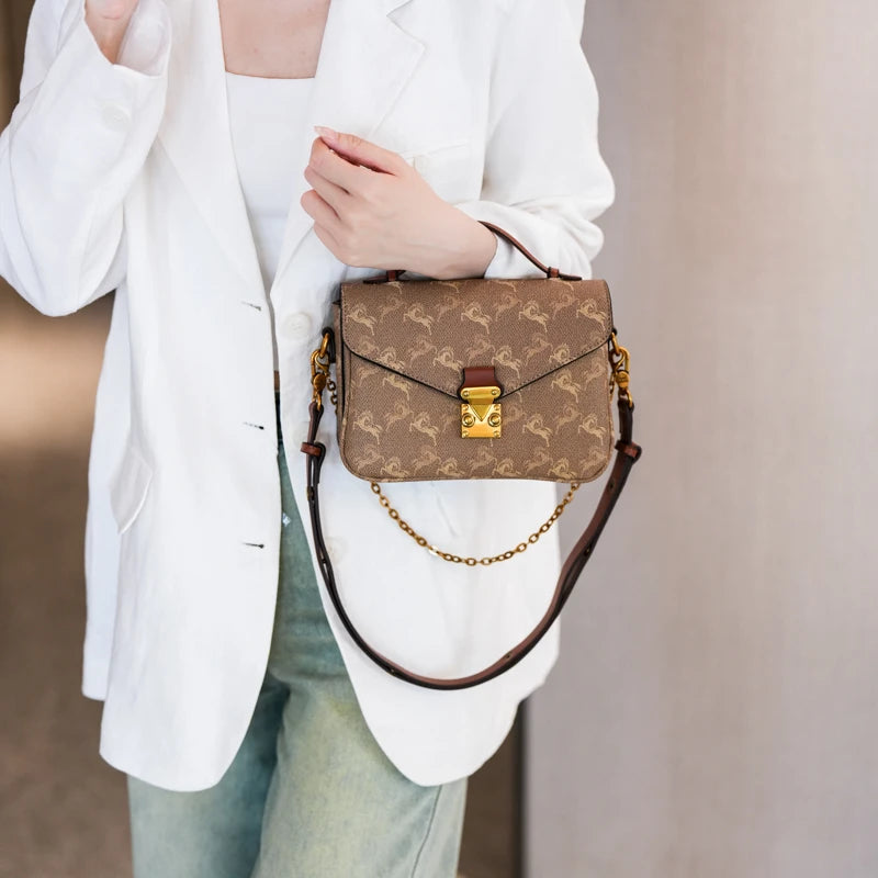 New Trend Shoulder Bag For Women Designer Crossbody Handbag Elegant Ladies Tote Purse Luxury Messenger Classic