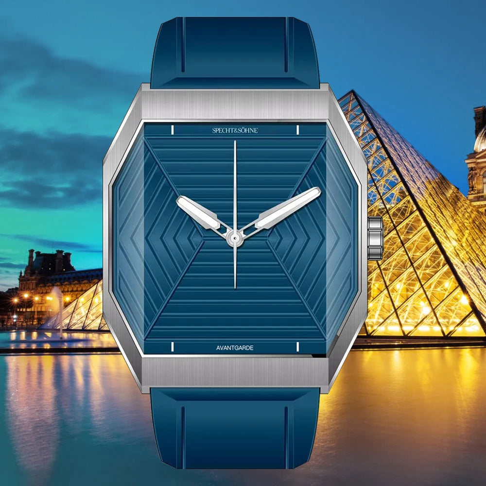 Specht & Söhne New Creative Design Square Watch For Men Sports Watches Octagon Stainless Steel 3D Sapphire Crystal Reloj Hombre