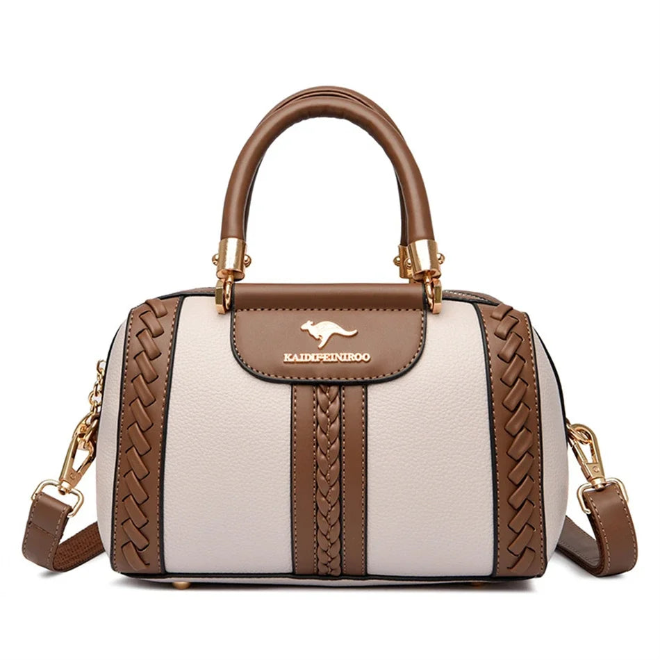 High Quality Leather Purses and Handbags for Women Luxury Designer Shoulder Crossbody Bag New Ladies Messenger Bags Sac A Main