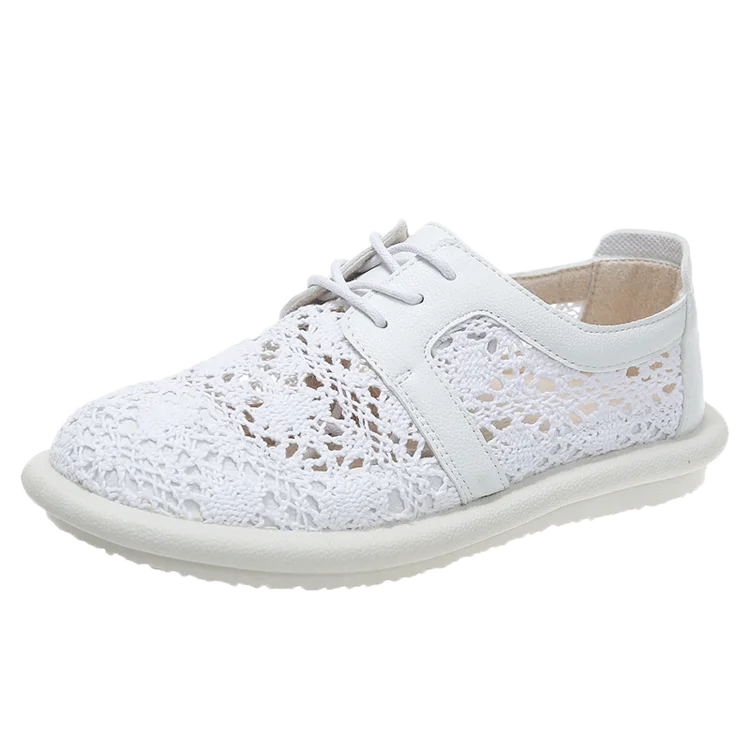 Women Sandals Shoes 2024 New Summer Women Luxury Sandals Designers Shoes Leather Breathable Platform Shoes Casual Ladies Sandals
