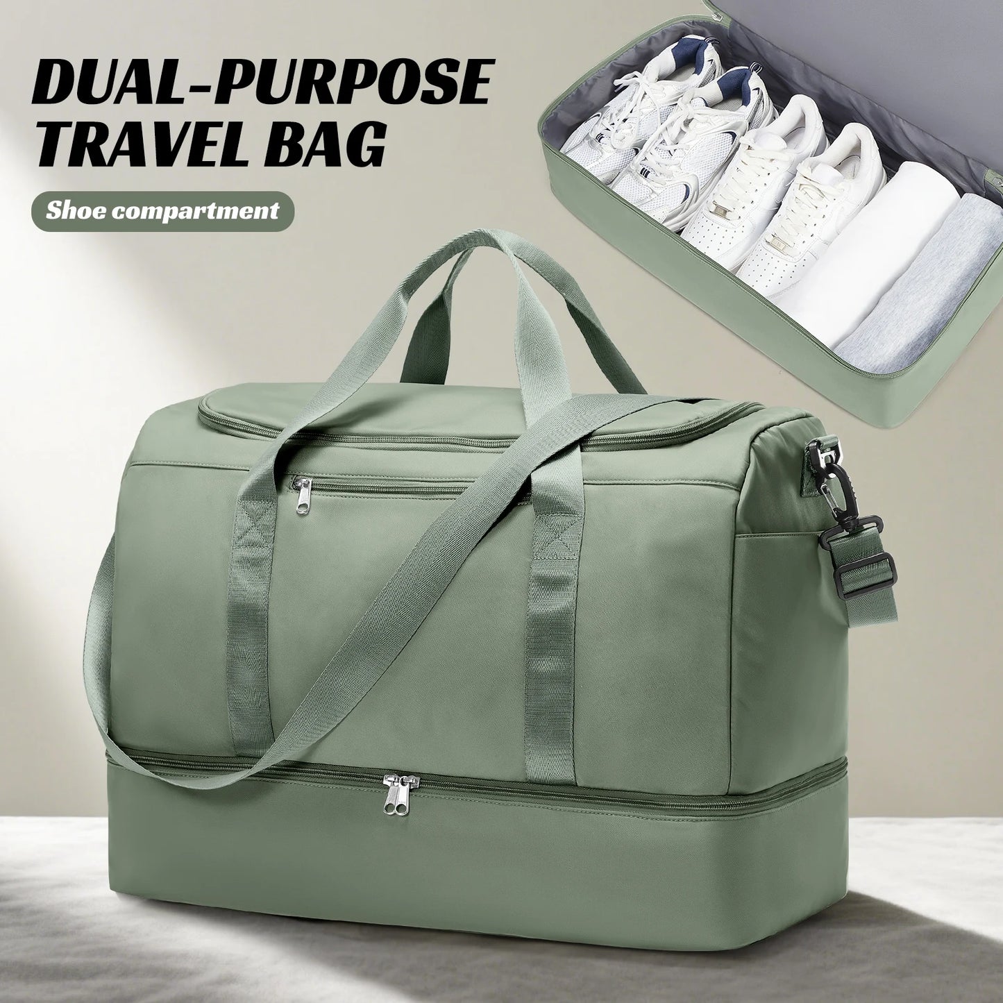 Women's Travel Bags for Luggage Handbag Large Capacity Tote Bag Airport Carry-On, Business Trip, Sports Bags,Hospital Holdalls 