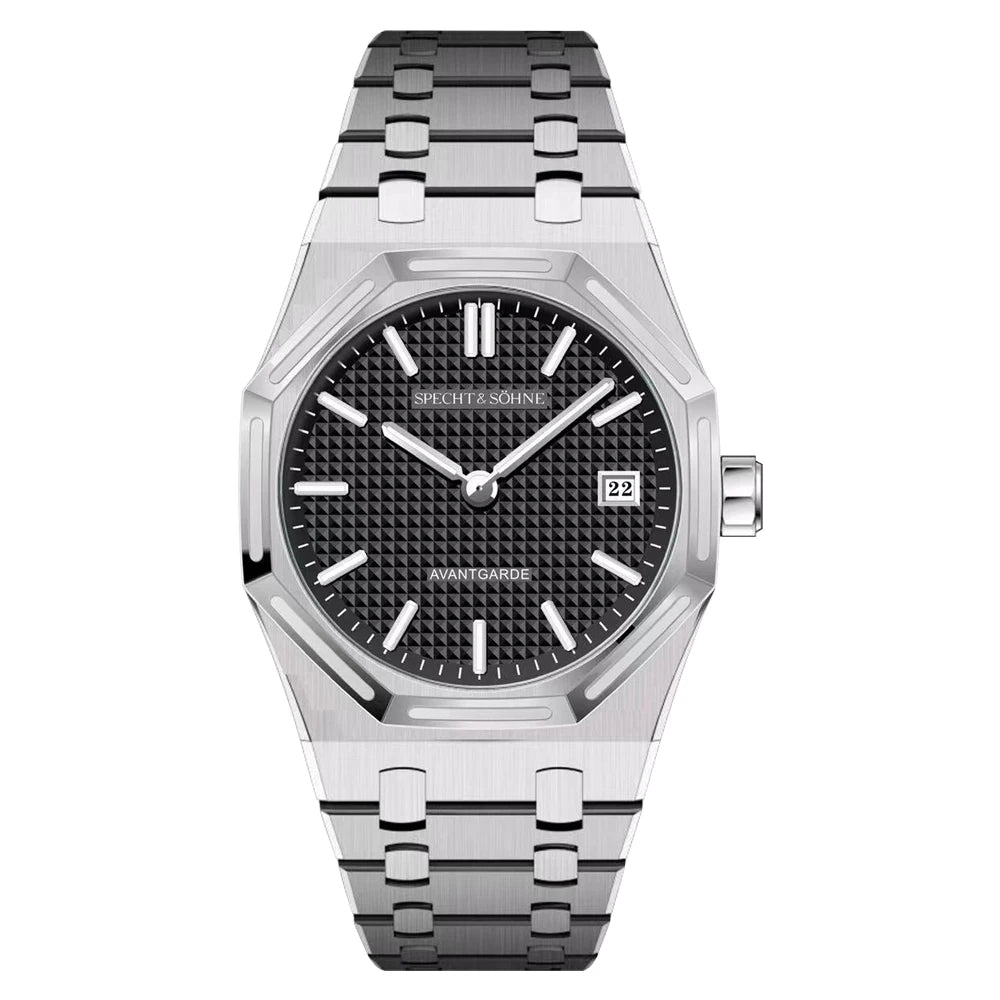 2025 New Specht & Söhne 38mm Quartz Wristwatch For Men Luminous Sapphire Crystal Ultrathin Stainless Steel Watch 50M Waterproof