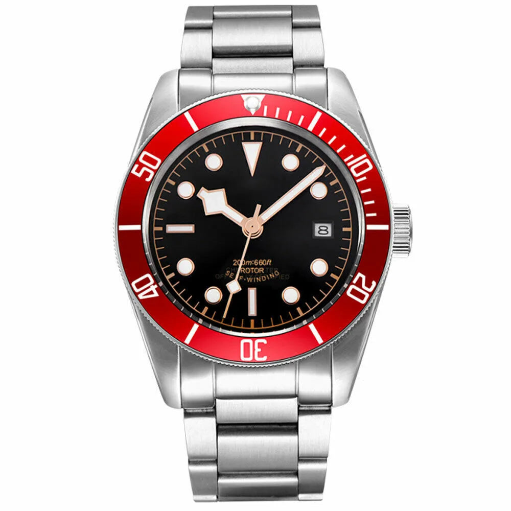 41MM Corgeut Men Mechanical Wristwatch Luxury nh35 Automatic Watches 100m waterproof Sapphire Glass Watch for Men Luminous Reloj