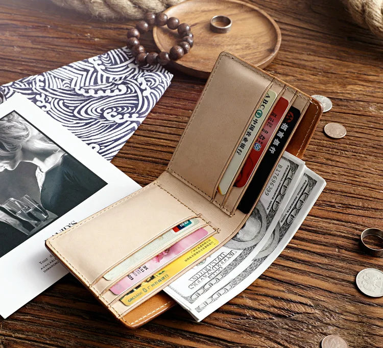 SIKU men's leather wallet case fashion men wallets brand coin purse holder male wallet