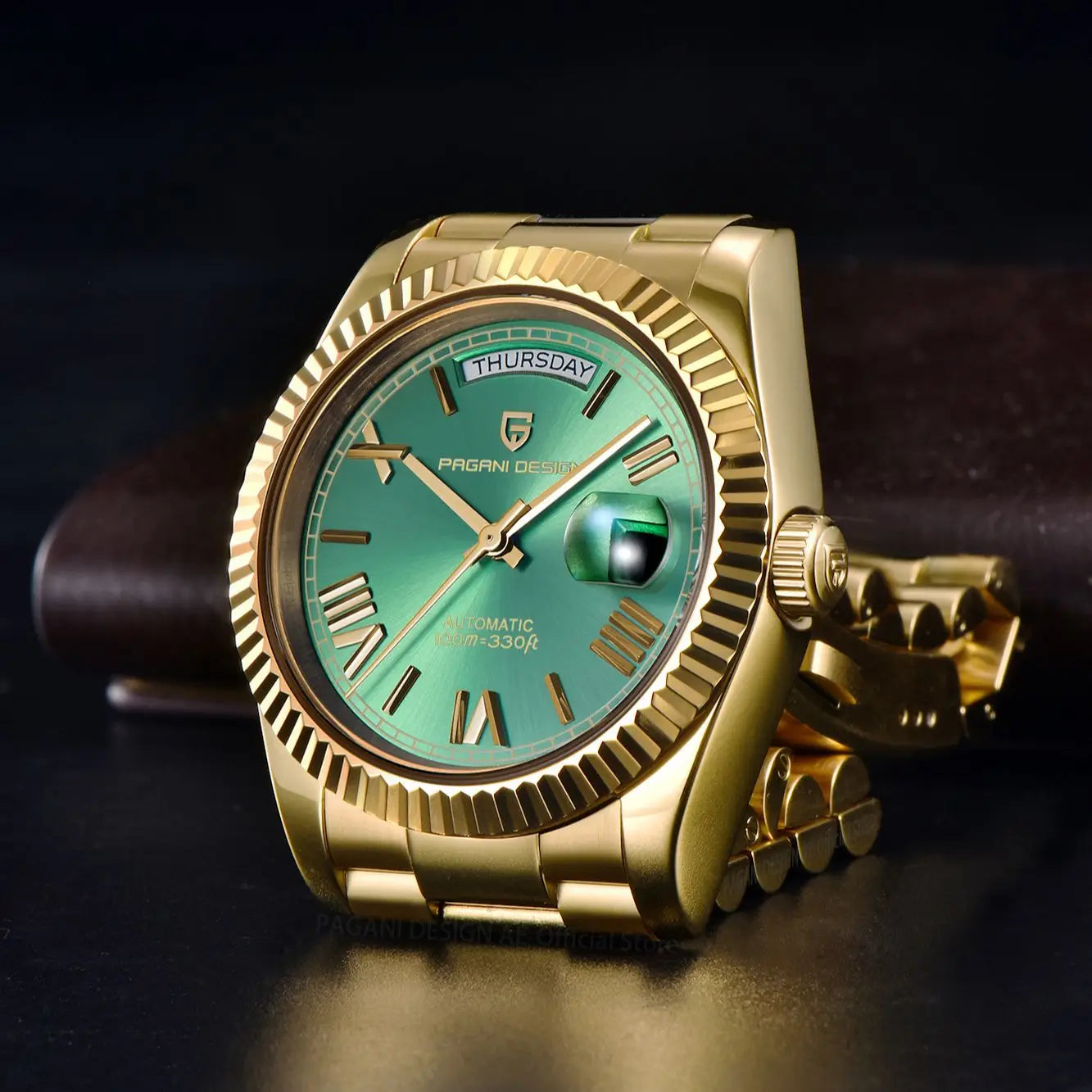 PAGANI DESIGN DD36 Gold Green V2 Men's Mechanical Watches Luxury Automatic Watch For Men 2023 New AR Sapphire glass Wrist watch