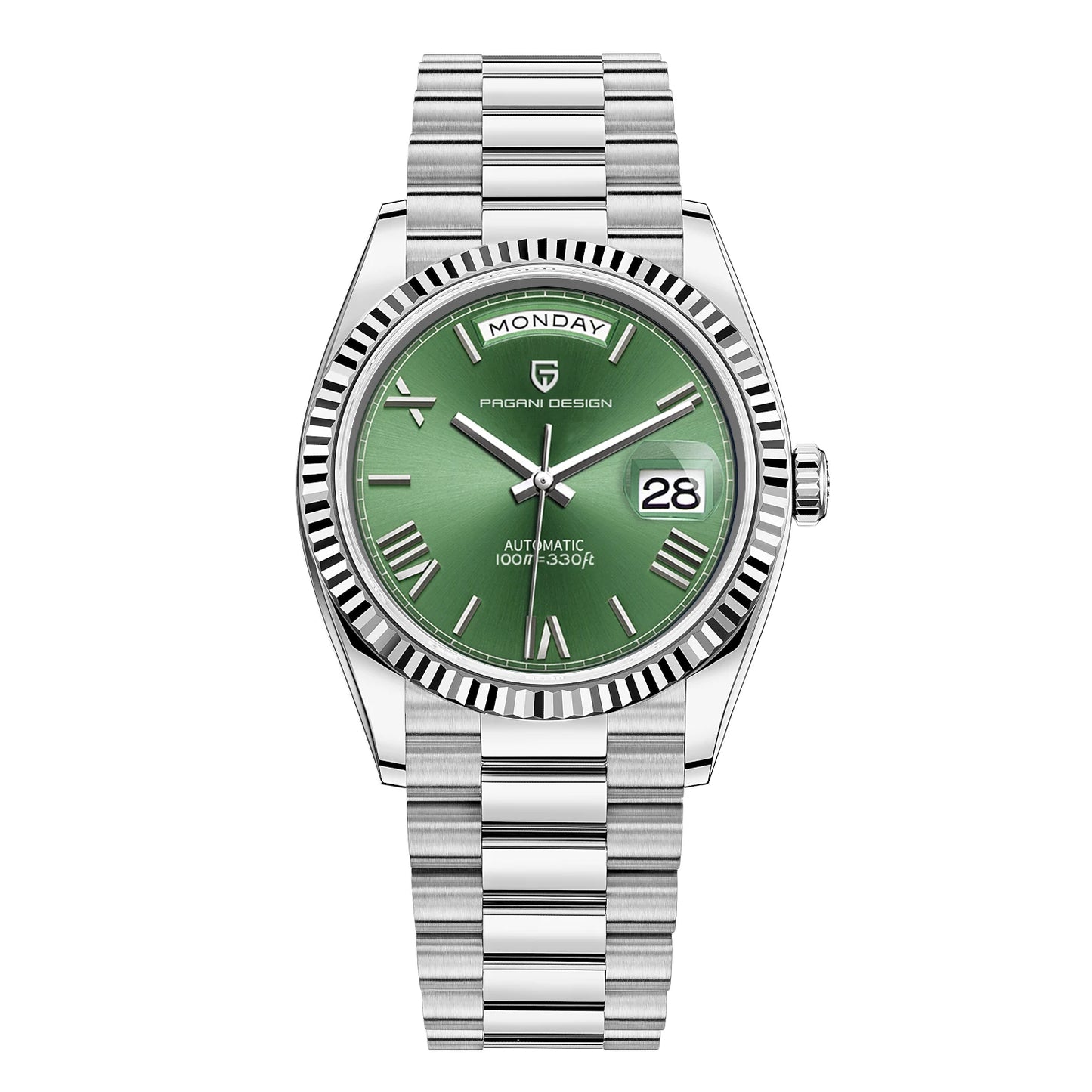 PAGANI DESIGN DD36 Gold Green V2 Men's Mechanical Watches Luxury Automatic Watch For Men 2023 New AR Sapphire glass Wrist watch