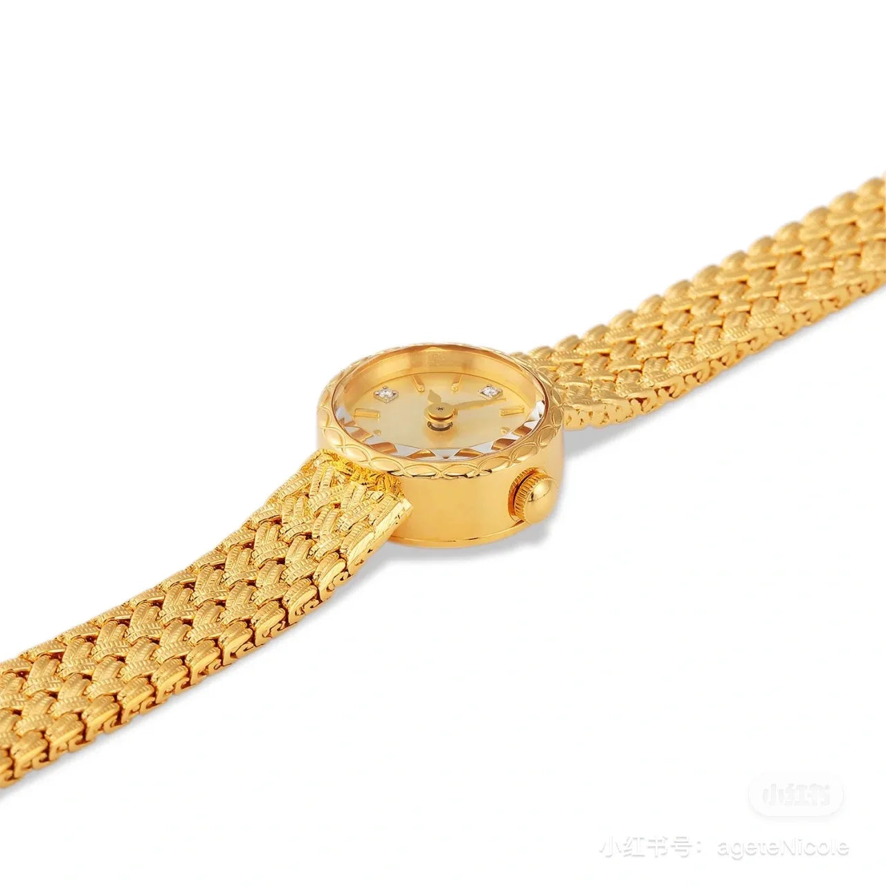 Brass 24K Gold New Women's Watch Small Luxury Diamonds Japanese Exquisite Square Simple Quartz High Quality Girl Gift