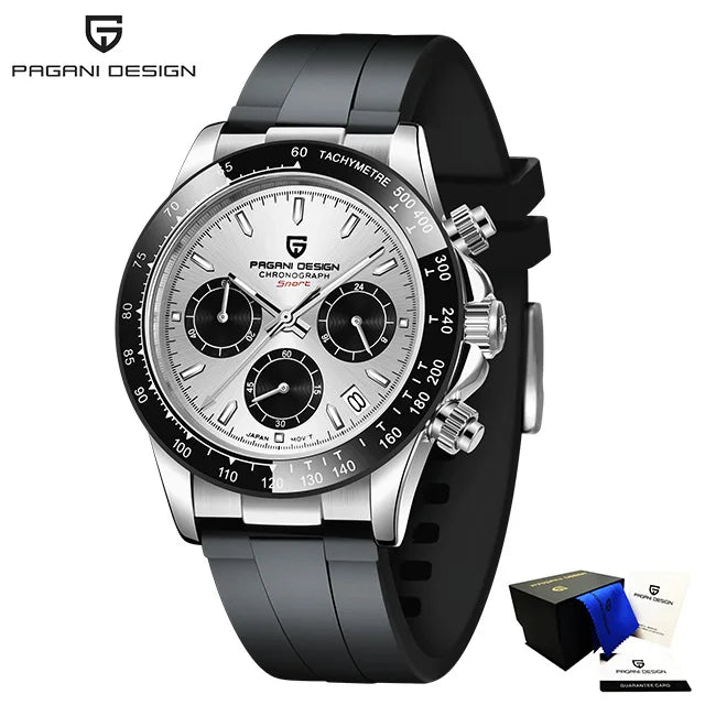 PAGANI DESIGN Men Automatic Watches Top Brand Luxury Quartz Watch For Men Chronograph Sapphire VK63 Wristwatch Reloj Hombre 2024
