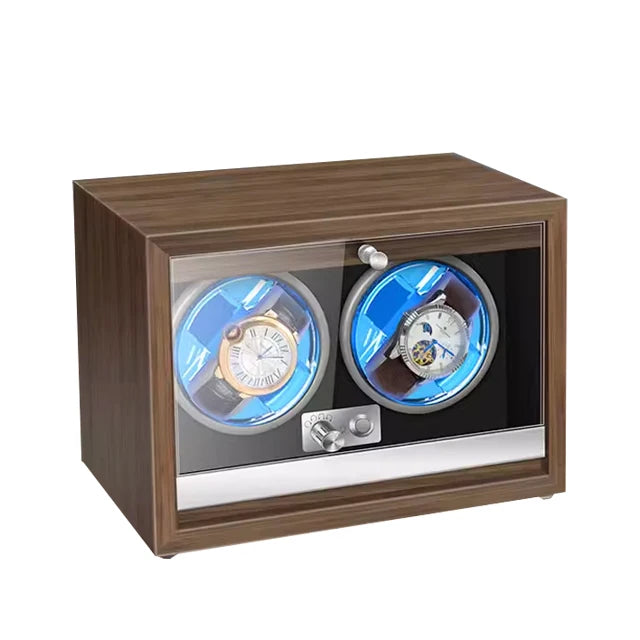 Brand Luxury Wood Watch Winder High-End 1 3 2 4 6 Slot Automatic Watches Box with Mabuchi Moto Watch Cabinet Clock Storage Box