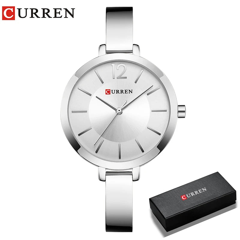 CURREN Watch For Women 9012 Top Brand Luxury Quartz Clock Casual Fashion Ladies Wristwatch Lady Clock Relogio Feminino