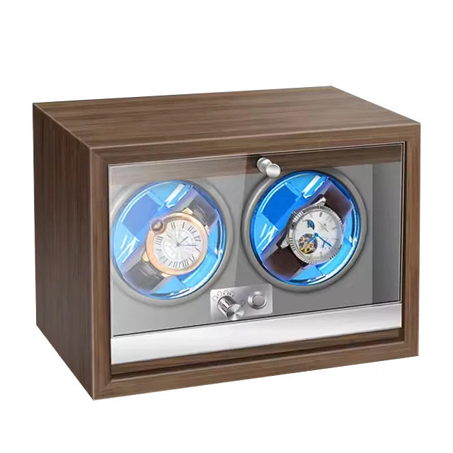 Brand Luxury Wood Watch Winder High-End 1 3 2 4 6 Slot Automatic Watches Box with Mabuchi Moto Watch Cabinet Clock Storage Box