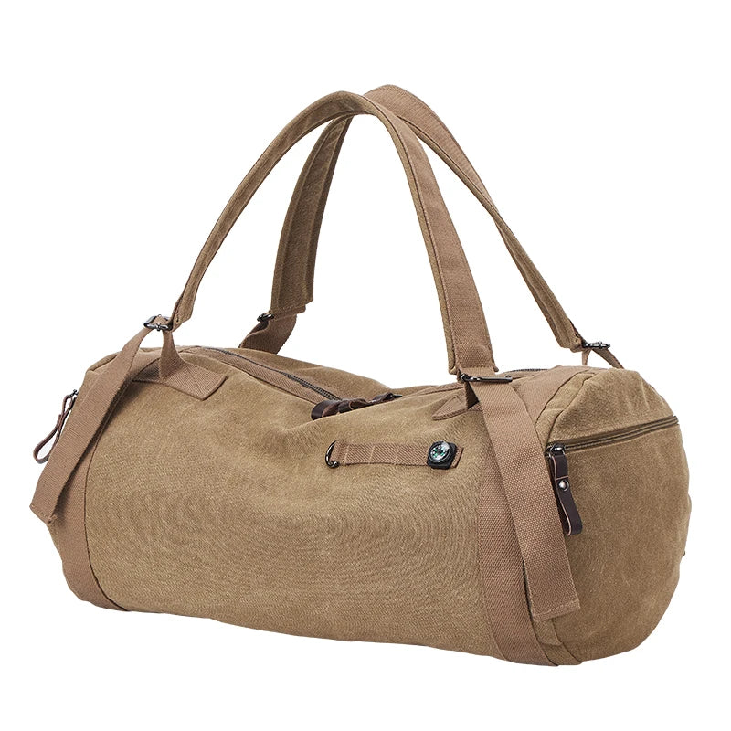 DIDABEAR Canvas Travel Bag Men Handbags Male Designer Large Capacity Leisure Shoulder Bags Man Multifunction Mountaineering Bag