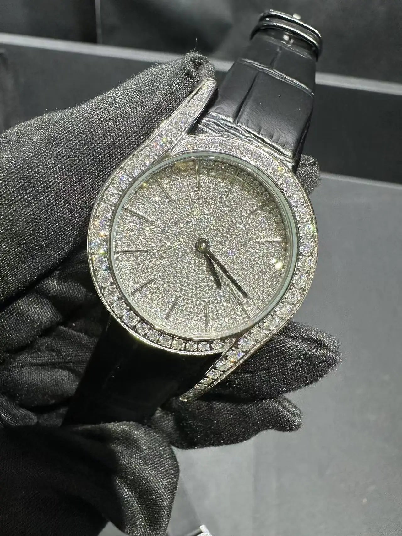 Pass Diamond Tester Moissanite Diamond Luxury Quartz Automatic Hip Hop Watches Fashion Watches Women's Watches CustomizedWatches