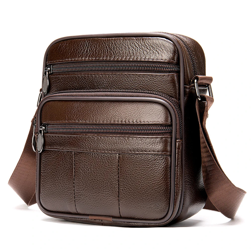 MVA Men's Bags Genuine Leather Shoulder/Crossbody Bags For Men Messenger Bag Leather Men Handbag Casual New in bandolera hombre