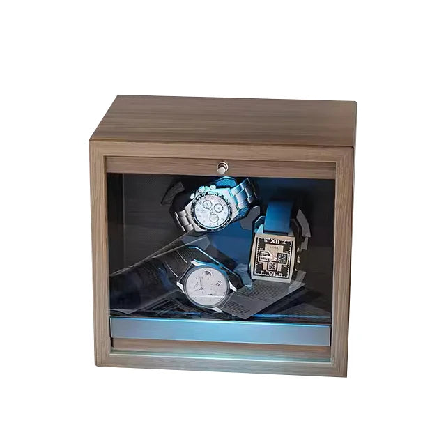 Brand Luxury Wood Watch Winder High-End 1 3 2 4 6 Slot Automatic Watches Box with Mabuchi Moto Watch Cabinet Clock Storage Box