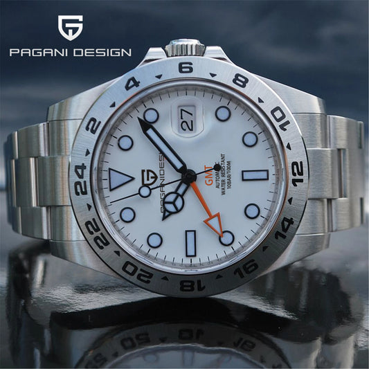 2025 New PAGANI DESIGN Men Mechanical Watches Top Brand Luxury GMT Automatic Watches Men Waterproof Wristwatch Relogio Masculino