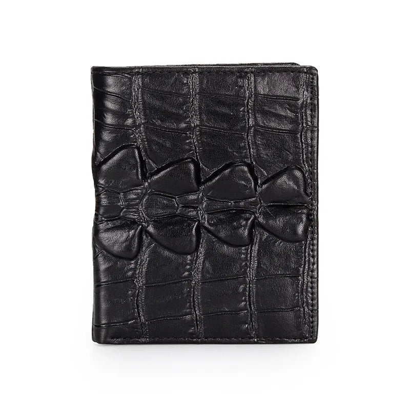 Brand Design Crocodile Men Wallet Genuine Leather Long Coin Purse for Man Multifunction Male Short Money Bag New Unique Billfold