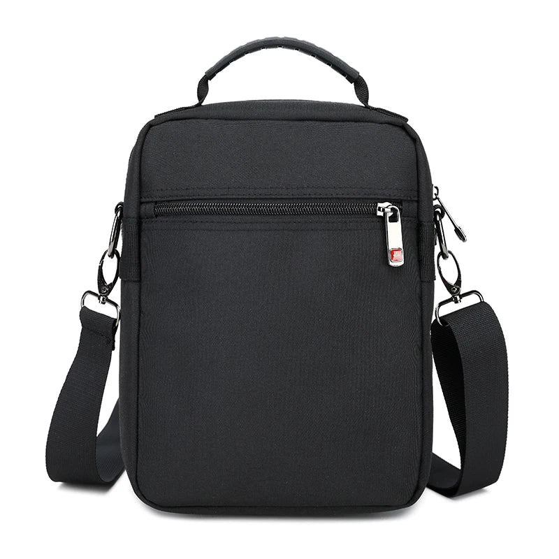 JANGEAR Men Lightweight Nylon Bags Casual Shoulder Bag Travel Tote Waterproof Shoulder Bags Mens Business Horizontal Handbag