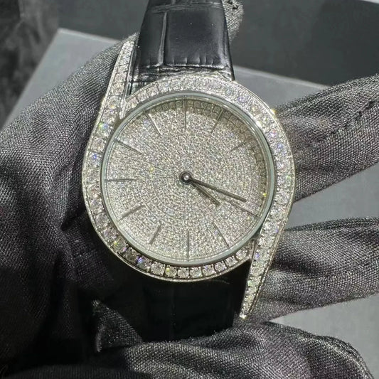 Pass Diamond Tester Moissanite Diamond Luxury Quartz Automatic Hip Hop Watches Fashion Watches Women's Watches CustomizedWatches
