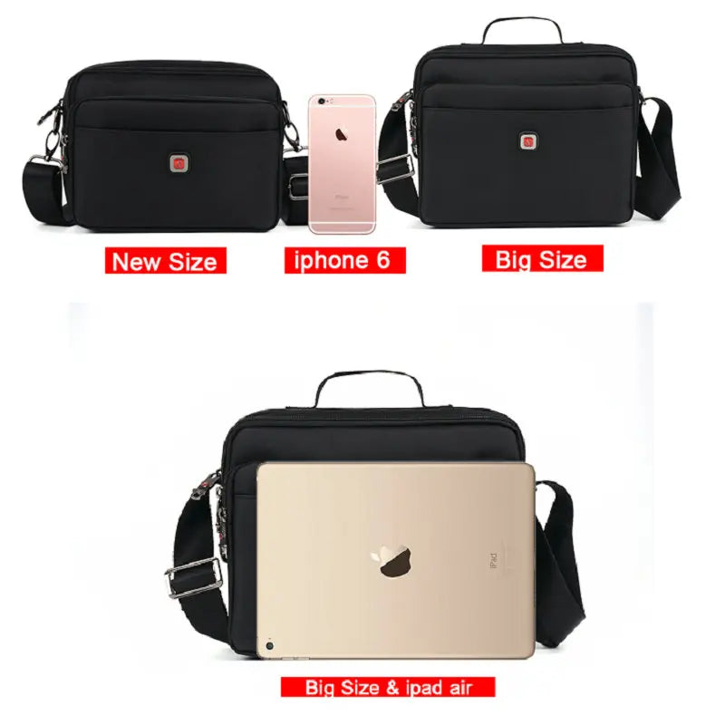 Soperwillton Men's Bag Male Shoulder Bag Oxford Messenger Horizontal Bag Crossbody Man Famous Brand Design Bolsa Masculina #1053