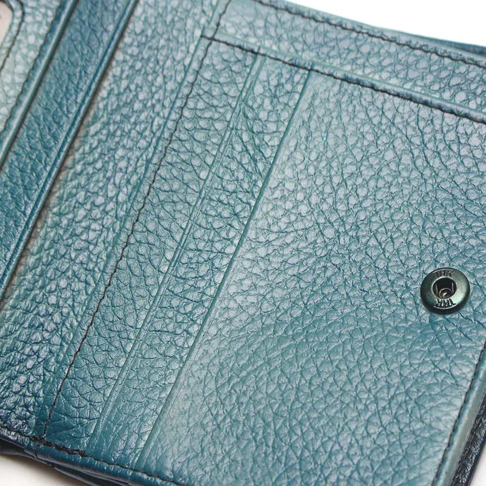 Natural Leather RFID Blocking Men's Top Layer Brushed Wallet Handmade Retro Pure Coin Purse