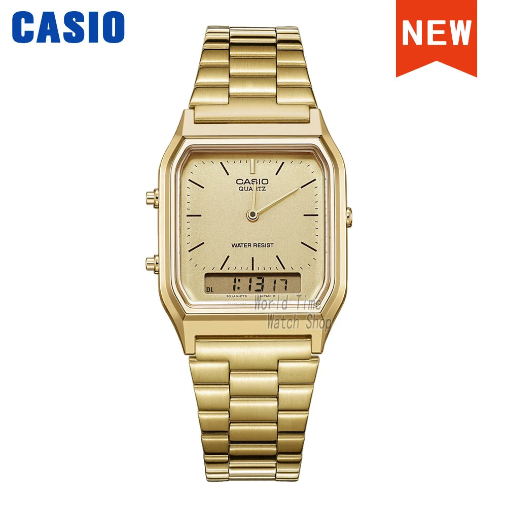 Casio watch gold watch men top brand luxury Dual display Waterproof Quartz men watch Sport military WristWatch relogio masculino