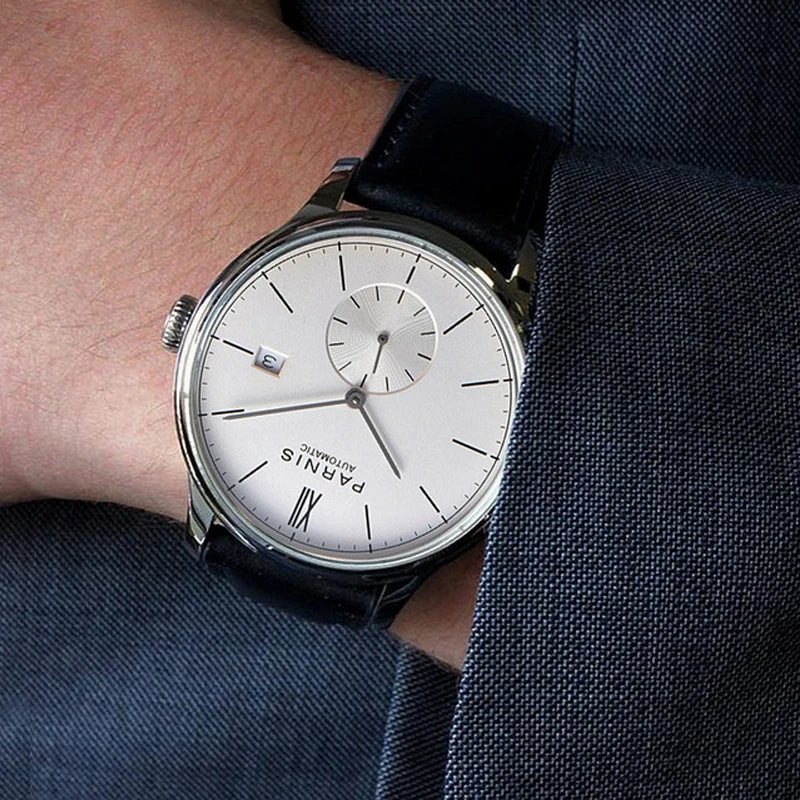 Parnis Mechanical Watches Minimalist Watch for Men Wristwatch Luxury Waterproof Automatic hombre Relogio Masculino Calendar 2025