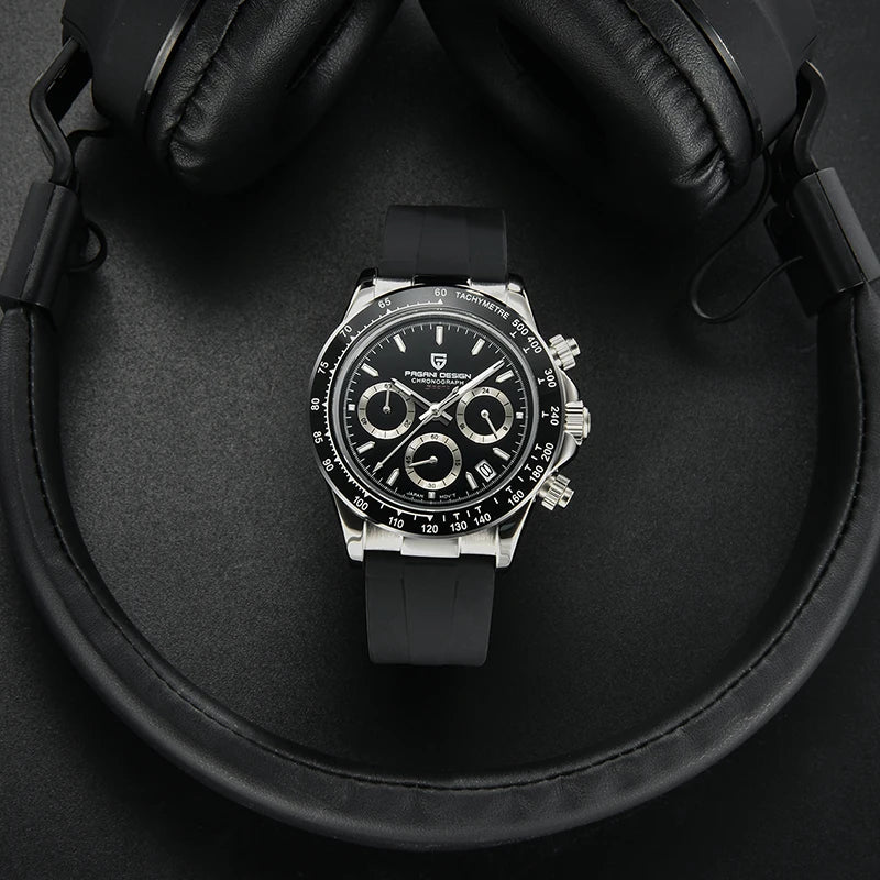 PAGANI DESIGN Men Automatic Watches Top Brand Luxury Quartz Watch For Men Chronograph Sapphire VK63 Wristwatch Reloj Hombre 2024