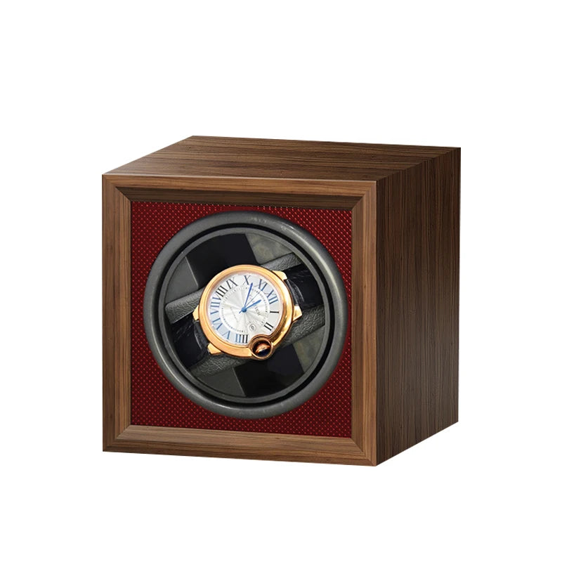 IBBETON Luxury Brand Wood Watch Winder High-End 2 4 Slot Automatic Watches Box with Mabuchi Moto Watch Cabinet Clock Storage Box