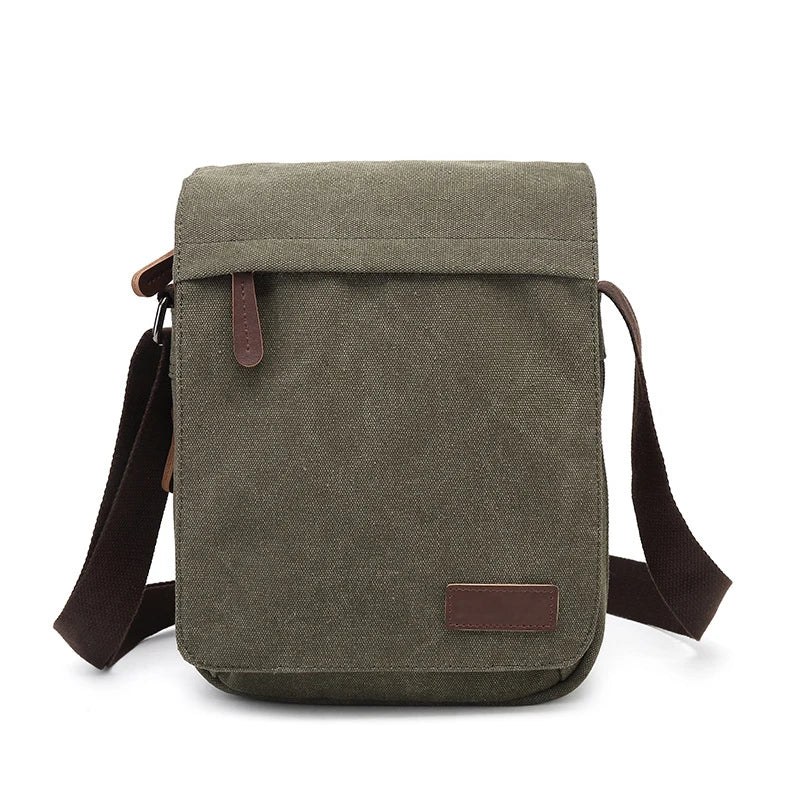 vintage Men Canvas Messenger Bag High Quality Casual Handbags Satchels Crossbody Shoulder Bags for men 2020 Military bolsa