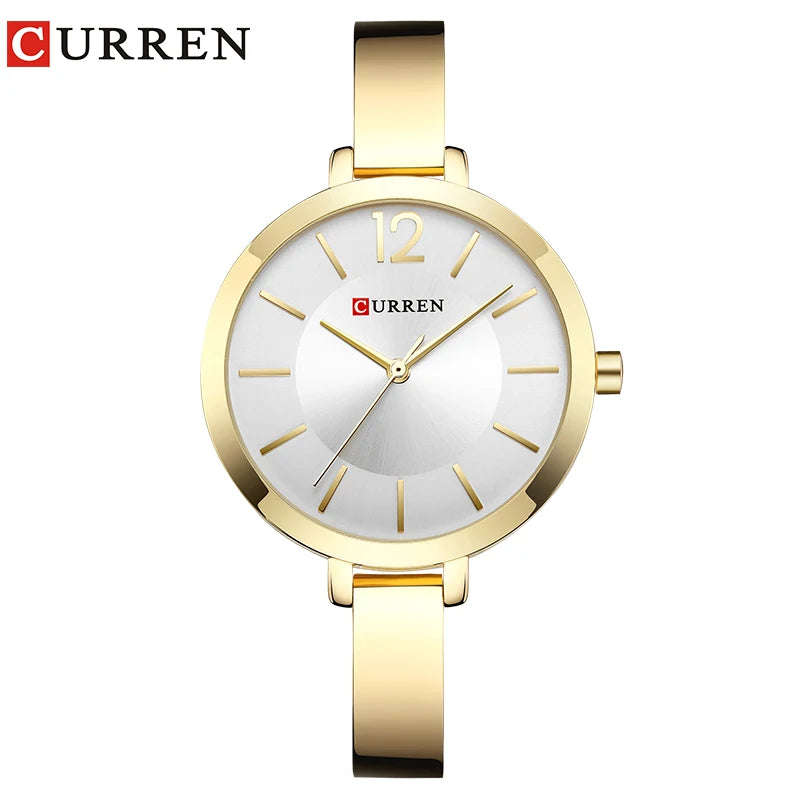 CURREN Watch For Women 9012 Top Brand Luxury Quartz Clock Casual Fashion Ladies Wristwatch Lady Clock Relogio Feminino