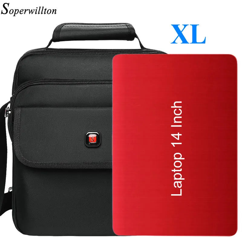 Soperwillton Men's Bag Totes Handbag Waterproof Heavy Protective Cotton Oxford Men Messenger Bags Shoulder Bag Male Female #1057