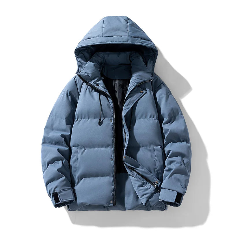 Casual Korean Style Winter Down Cotton Coat Padded Jacket For Students Fashion Brand Men Trendy Cotton Coat Jacket For Men