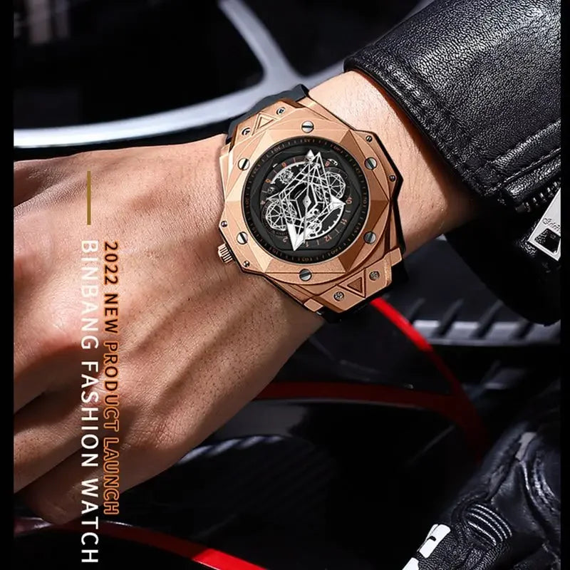 Men Watch Top Brand Luxury Sports Waterproof Quartz Clock Stainless Steel Business Leather Male Mens Watches Relogio Masculino