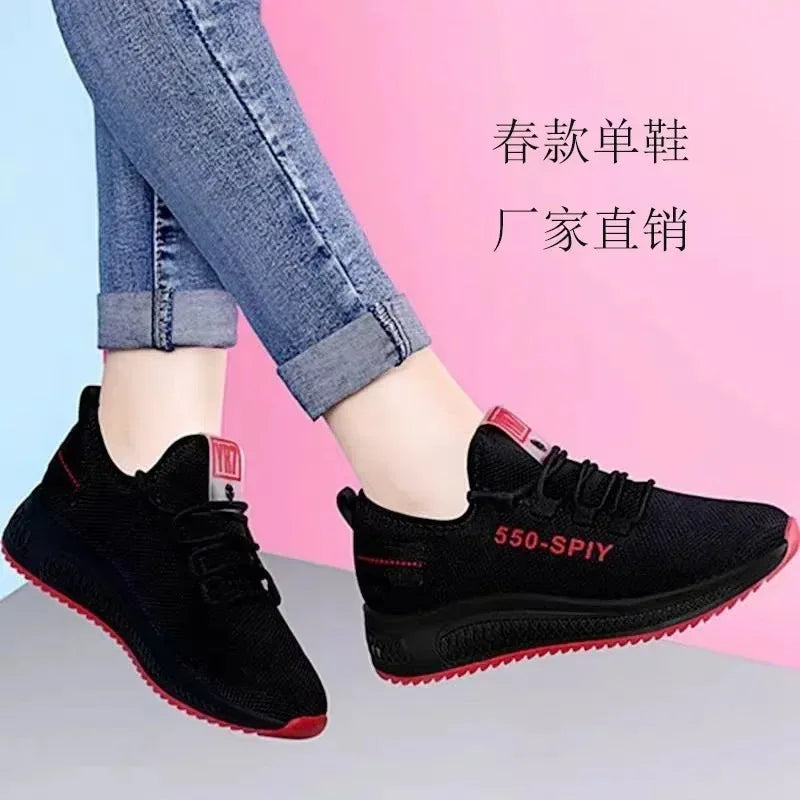 Women's Breathable Non-slip Platform Fashion New Casual Shoes Korean Running Shoes  Sneakers shoes for women 2025