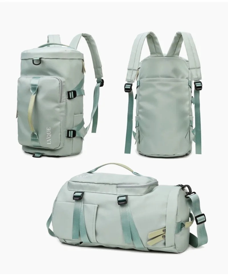 Travel Backpack Large Capacity Fashionable Portable Shoulder Sports Fitness Bag, Multifunctional Weekend Travel Storage Bag