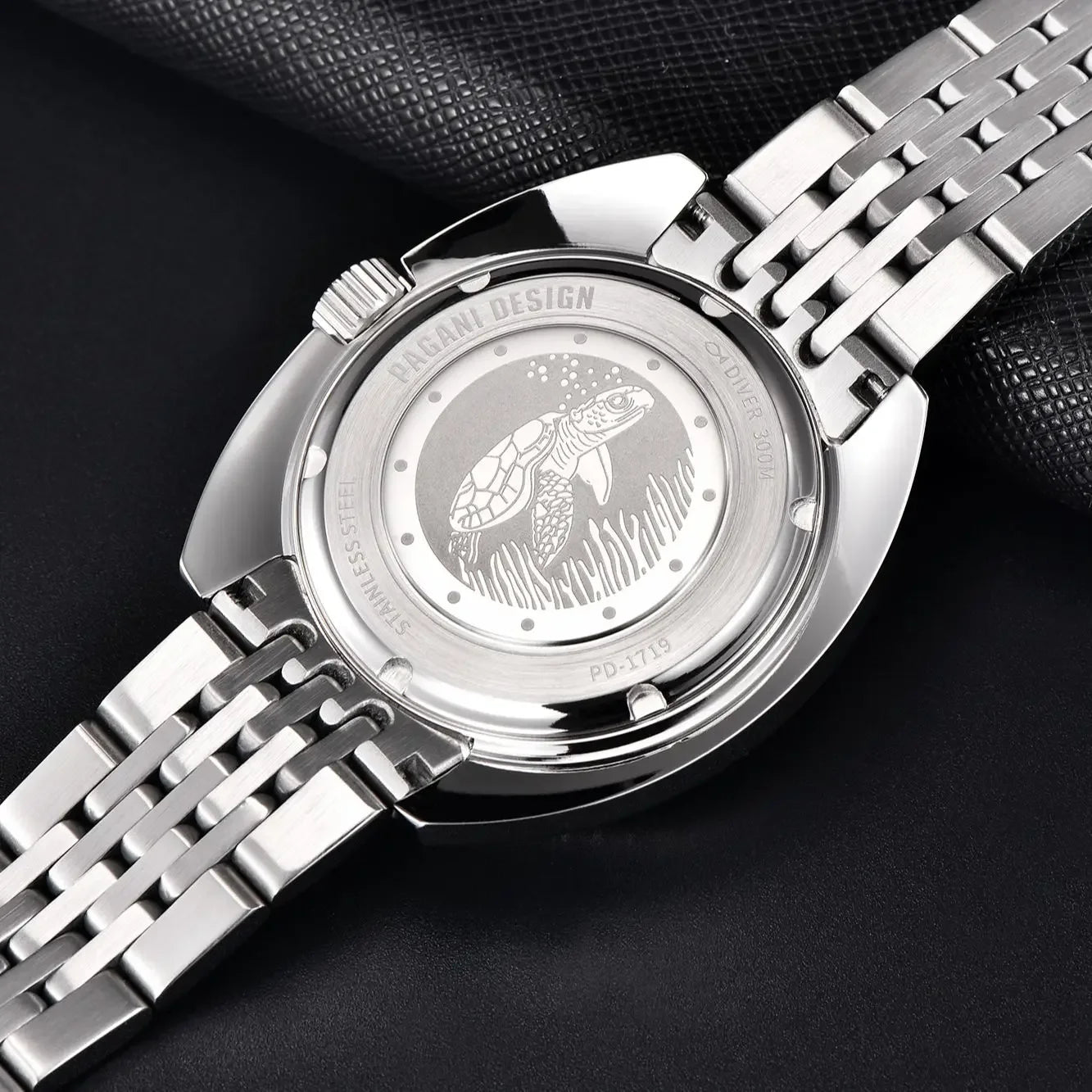Pagani Design 2025 New Men Mechanical Watch NH38A PD1719 Sapphire Crystal Stainless Steel Business Waterproof 300m Reloj Hombre