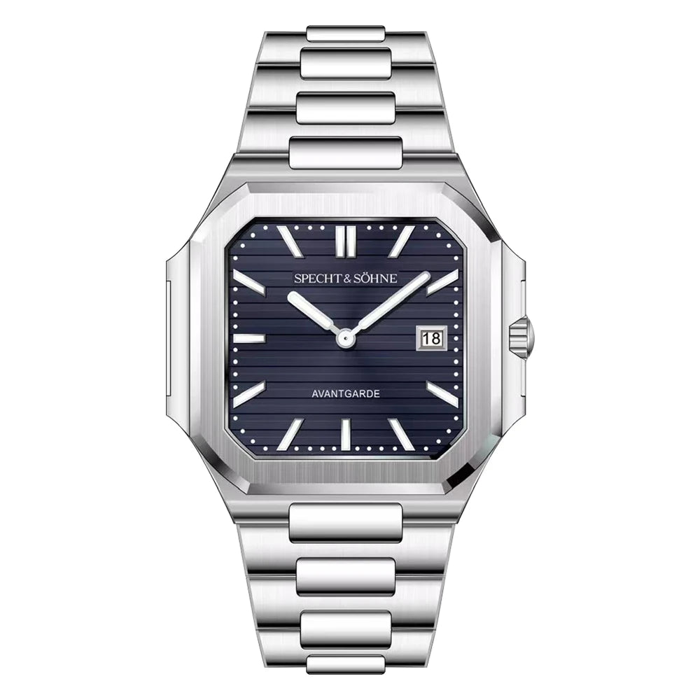 2025 New Fashion Cubic Specht & Söhne Watches For Men Ultrathin Steel Sapphire Crystal Quartz Wristwatch Relogio Masculino