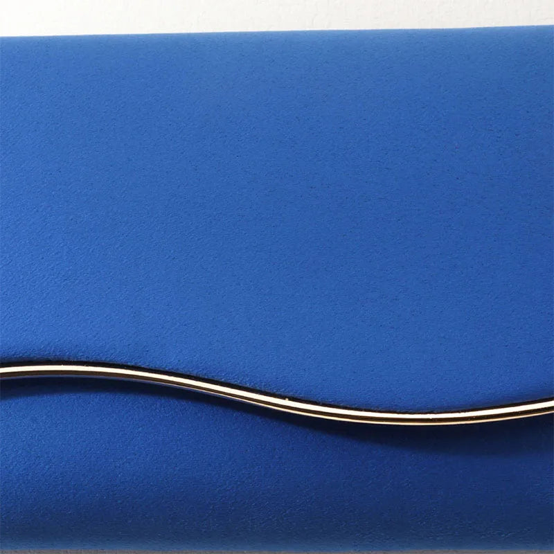 Vintage Velvet Envelope Evening Clutches Handbags for Women Wedding Bridal Party Shoulder Chain Handbag Purse Lady Messenger Bag