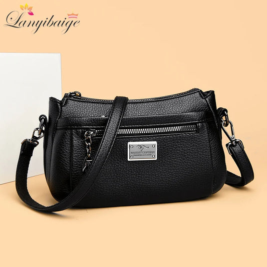 Genuine Pu Leather Luxury Handbags Women Bags Designer Crossbody Bags For Women 2025 Shoulder Bag Women Handbags Sac A Main