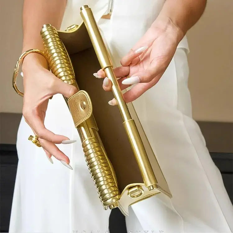 Handbags for Women 2025 New Gold Luxury Designer Soft Pu Leather Messenger Bags Single Shoulder Bags