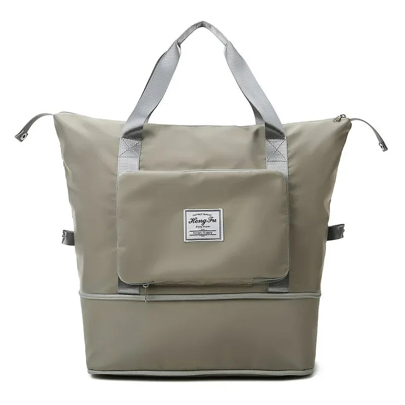 Customizable Women Foldable Large Capacity Women Gym Bags Shoulder Bag Women Training Travel Handle Handbag