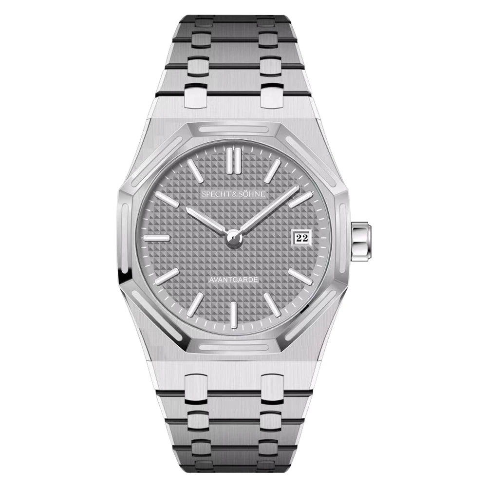 2025 New Specht & Söhne 38mm Quartz Wristwatch For Men Luminous Sapphire Crystal Ultrathin Stainless Steel Watch 50M Waterproof