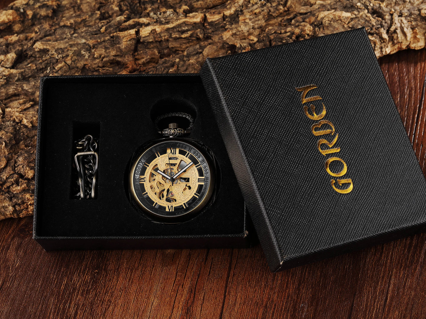 Silver Roman Numeral Square Dial Mechanical Hand Winding Pocket Watch Open Face Elegant Retro Pendant Manual Mechanism Timepiece