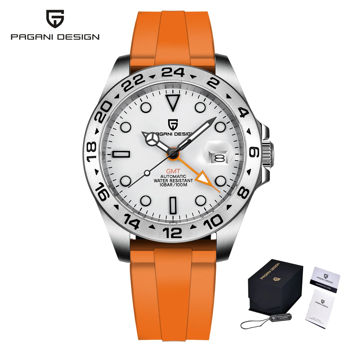 2025 New PAGANI DESIGN Men Mechanical Watches Top Brand Luxury GMT Automatic Watches Men Waterproof Wristwatch Relogio Masculino